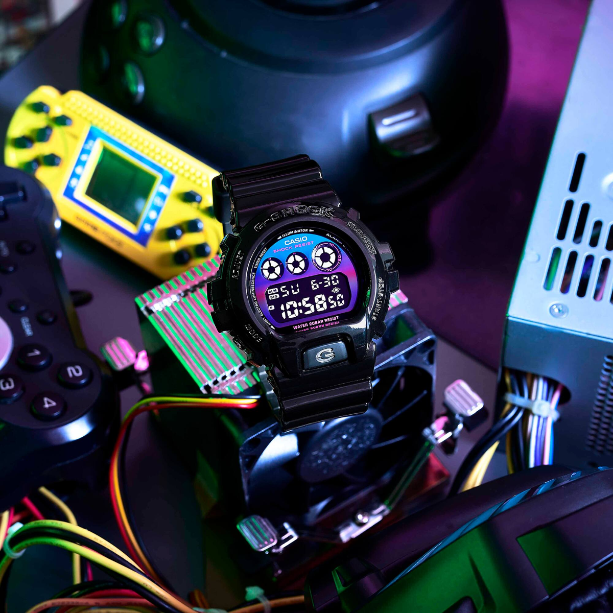 G-SHOCK Rainbow lineup DW-6900RGB-1DR