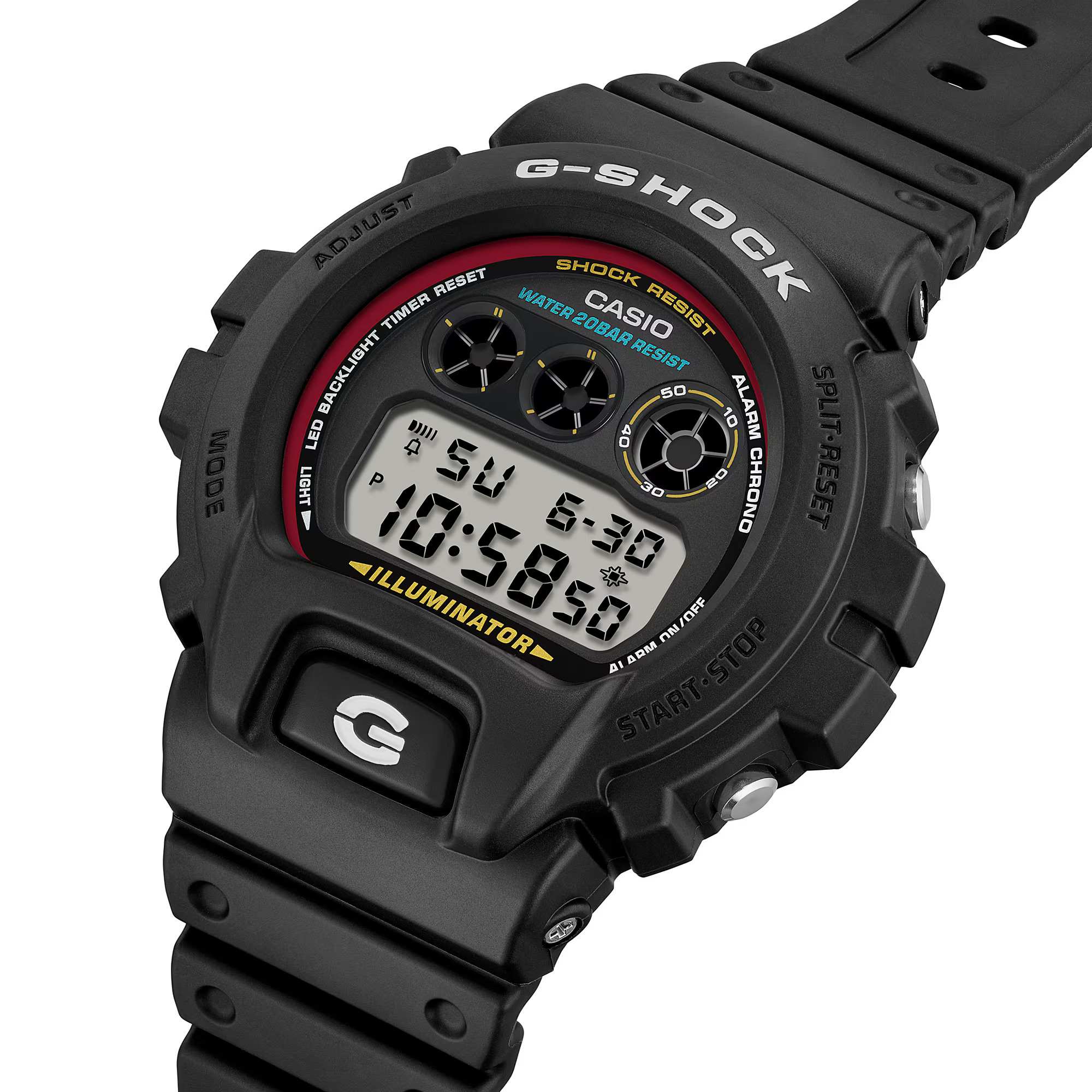 G-SHOCK Iconic Styles Color Line Men's Watch Digital - DW-6900RL-1DR