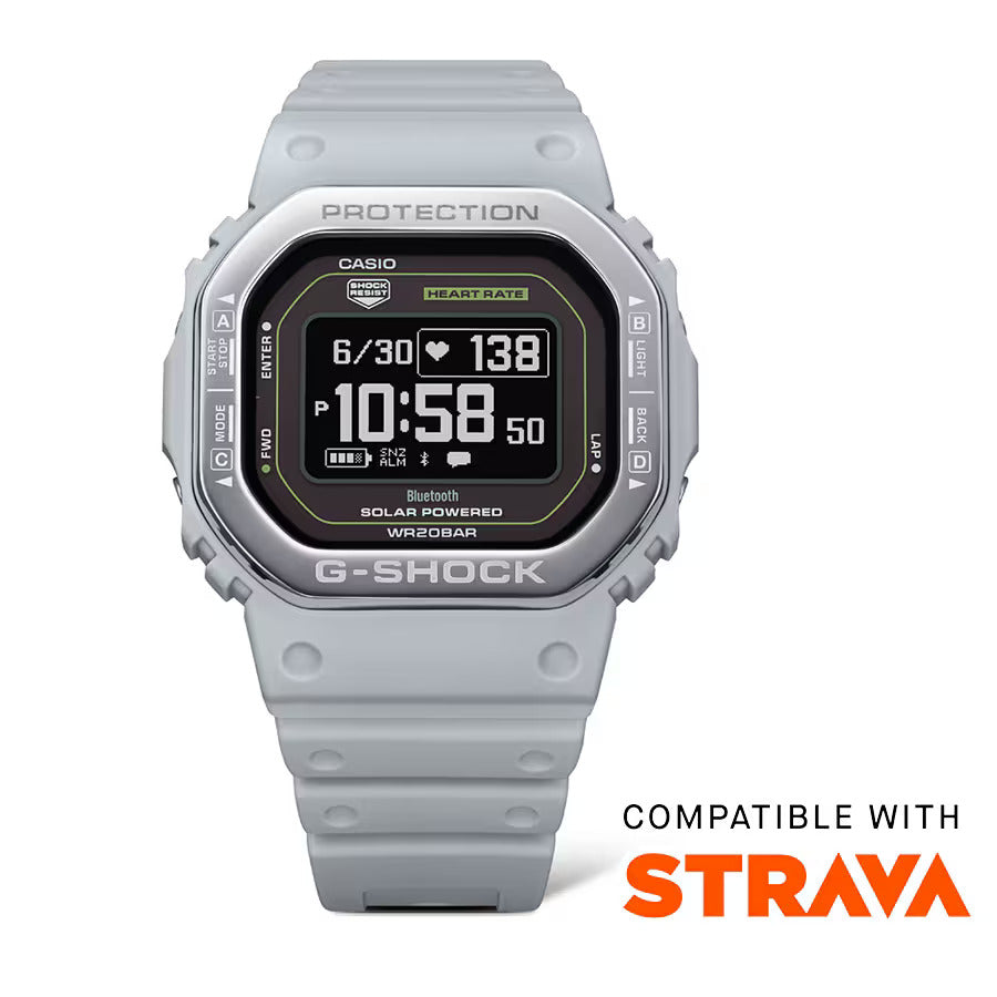 G-SHOCK G-SQUAD Strava compatible Heart rate Dual charge Men's Digital Watch  - DW-H5600MB-8A9DR