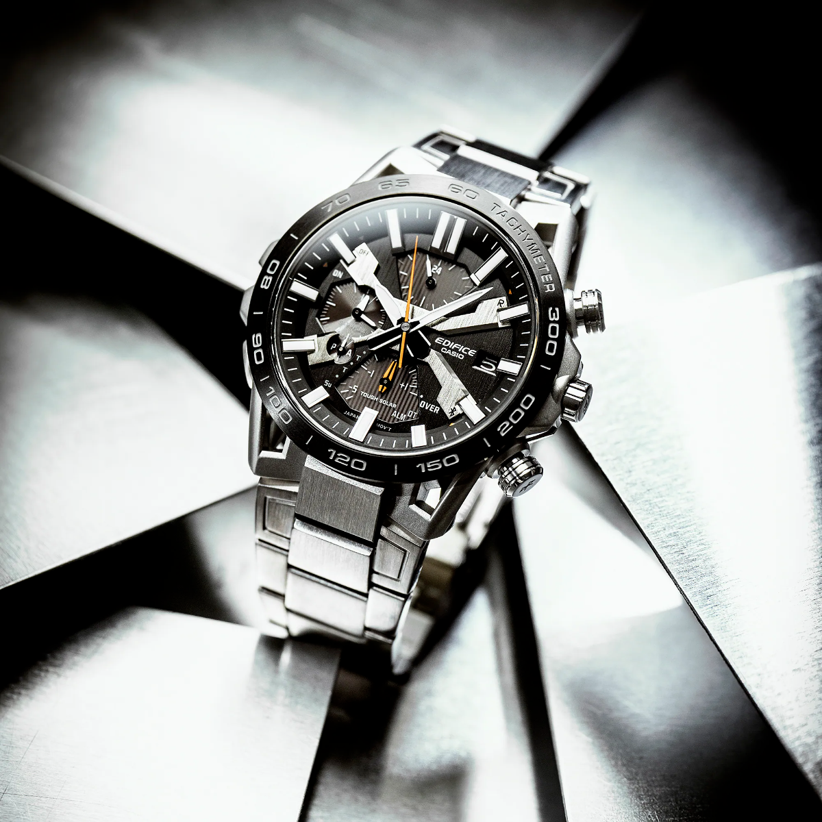 Edifice Special Edition Chronograph  sporty style  motor racing  EQB-2000DB-1ADR
