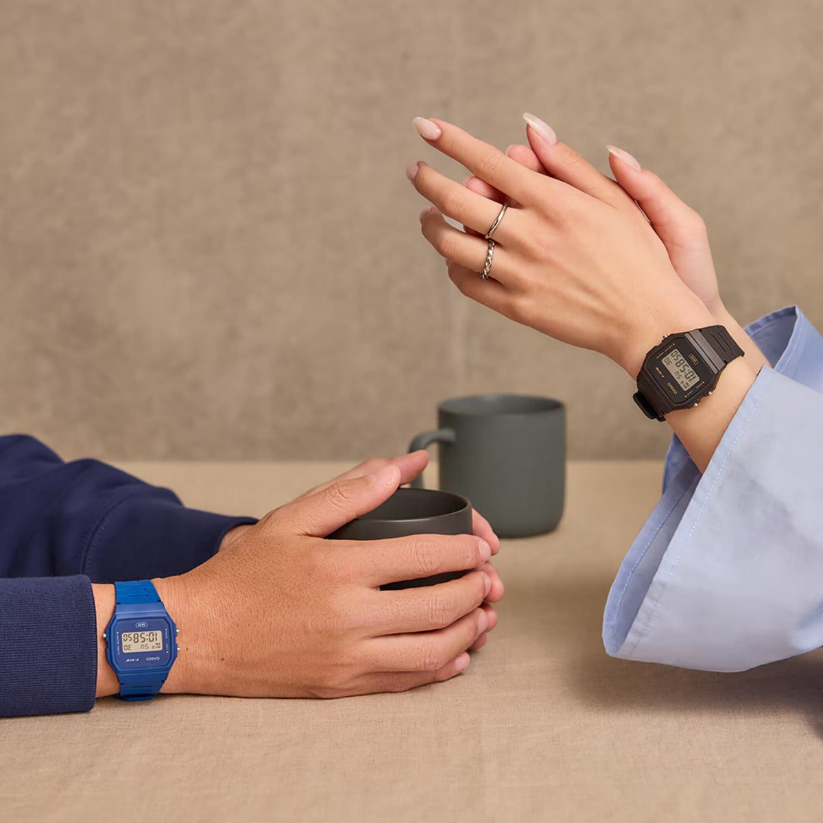 CASIO Vintage Unisex Watch F-91WB-2A1DF