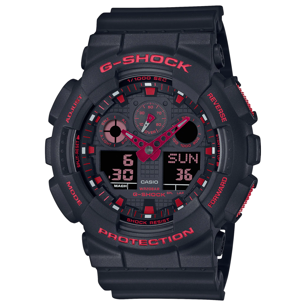 G-Shock IGNITE RED special edition GA-100BNR-1ADR