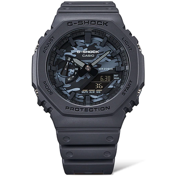G-SHOCK Men Camouflage Watch GA-2100CA-8ADR