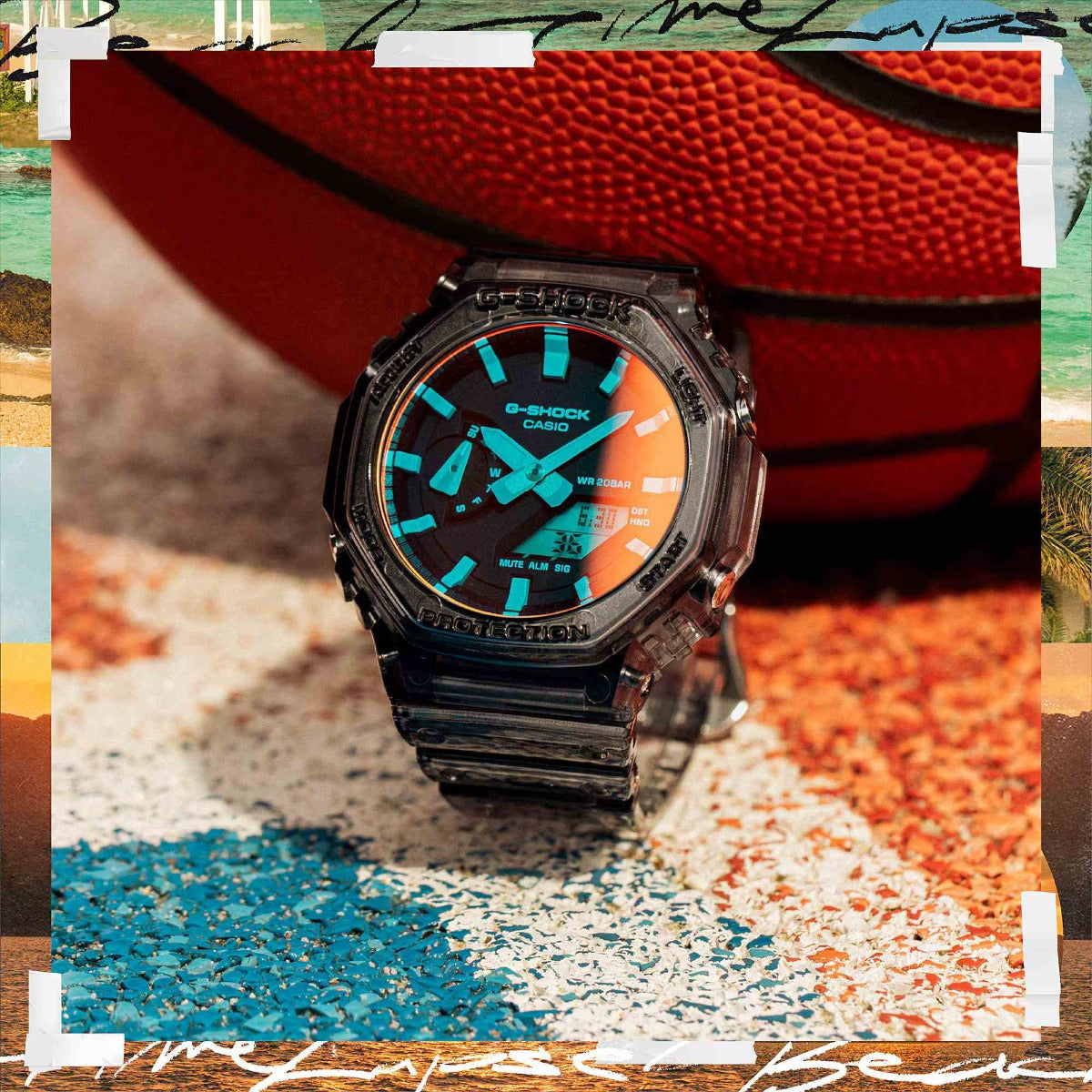 G-SHOCK Men's Watch ANALOG-DIGITAL Dynamic color - GA-2100TLS-8ADR