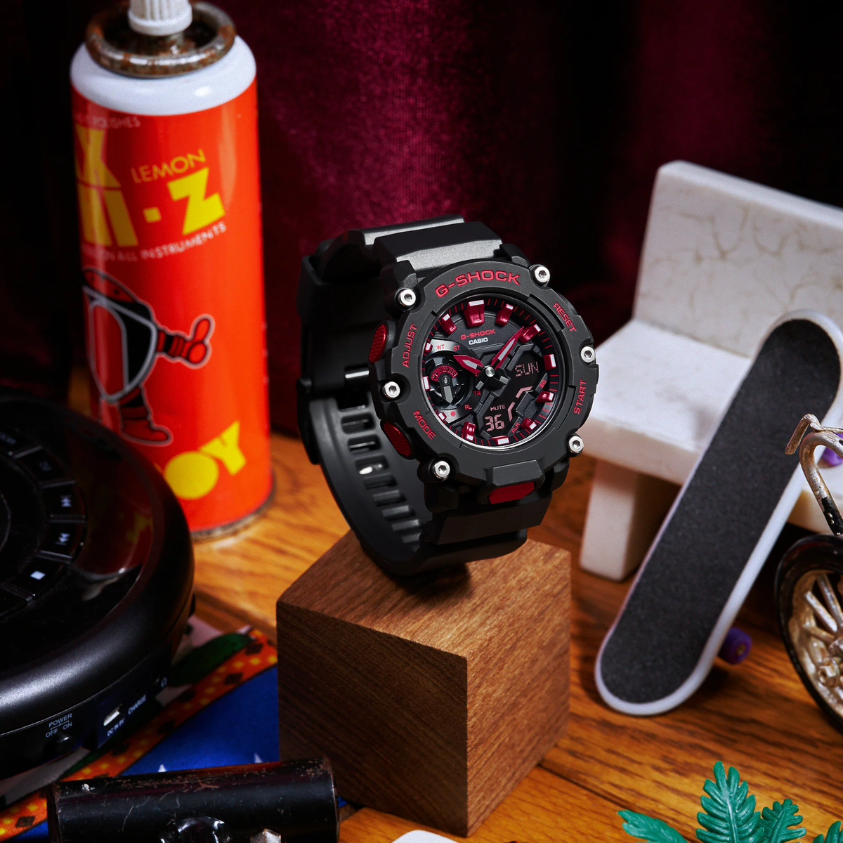 G-Shock IGNITE RED special edition GA-2200BNR-1ADR