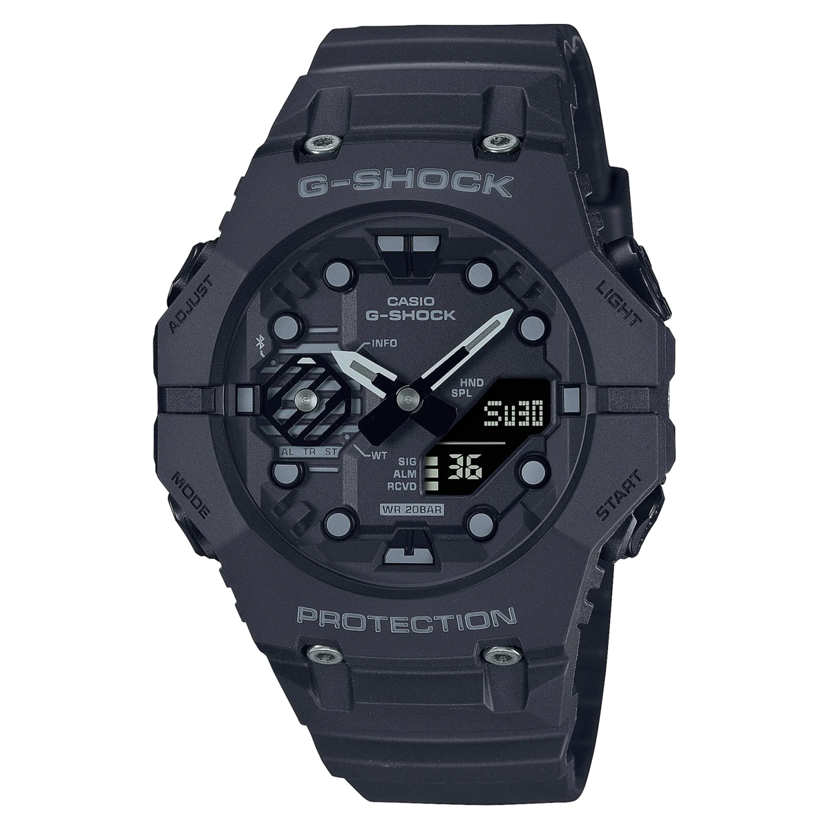 G-Shock watch New design and smartphone connection function GA-B001-1ADR