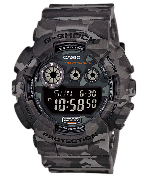 G-SHOCK Camouflage Men Watch GD-120CM-8DR
