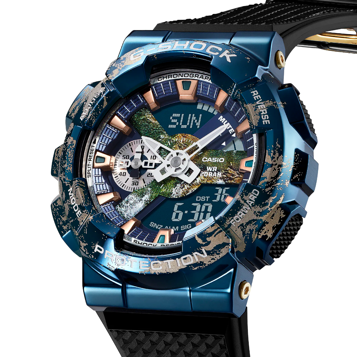 G-SHOCK EARTH Special Edition - Solid Metal Frame GM-110EARTH-1ADR
