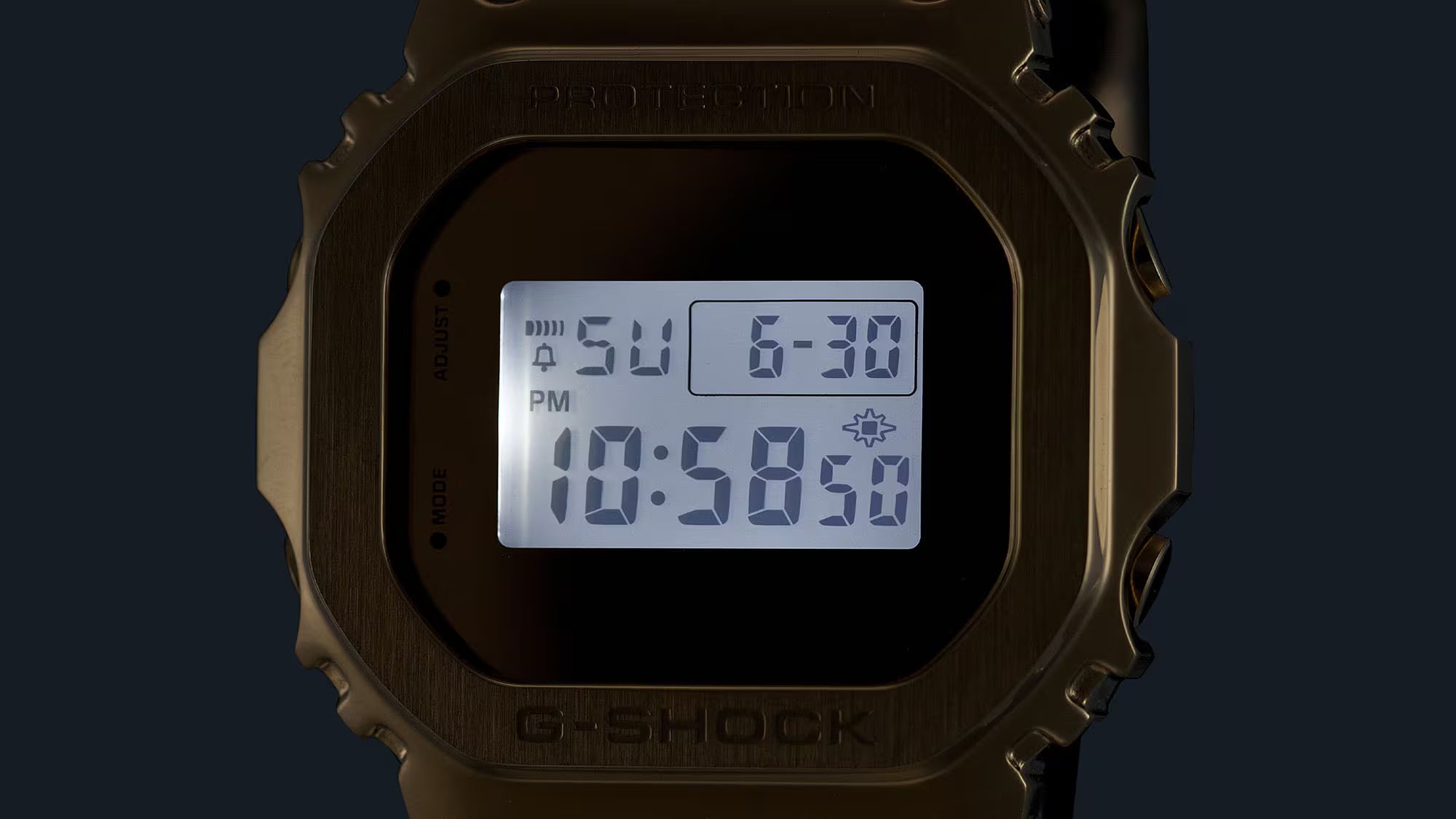 G-SHOCK G-STEEL FINE METALLIC SERIES Gold Men's Watch Digital - GM-5600YMG-9DR