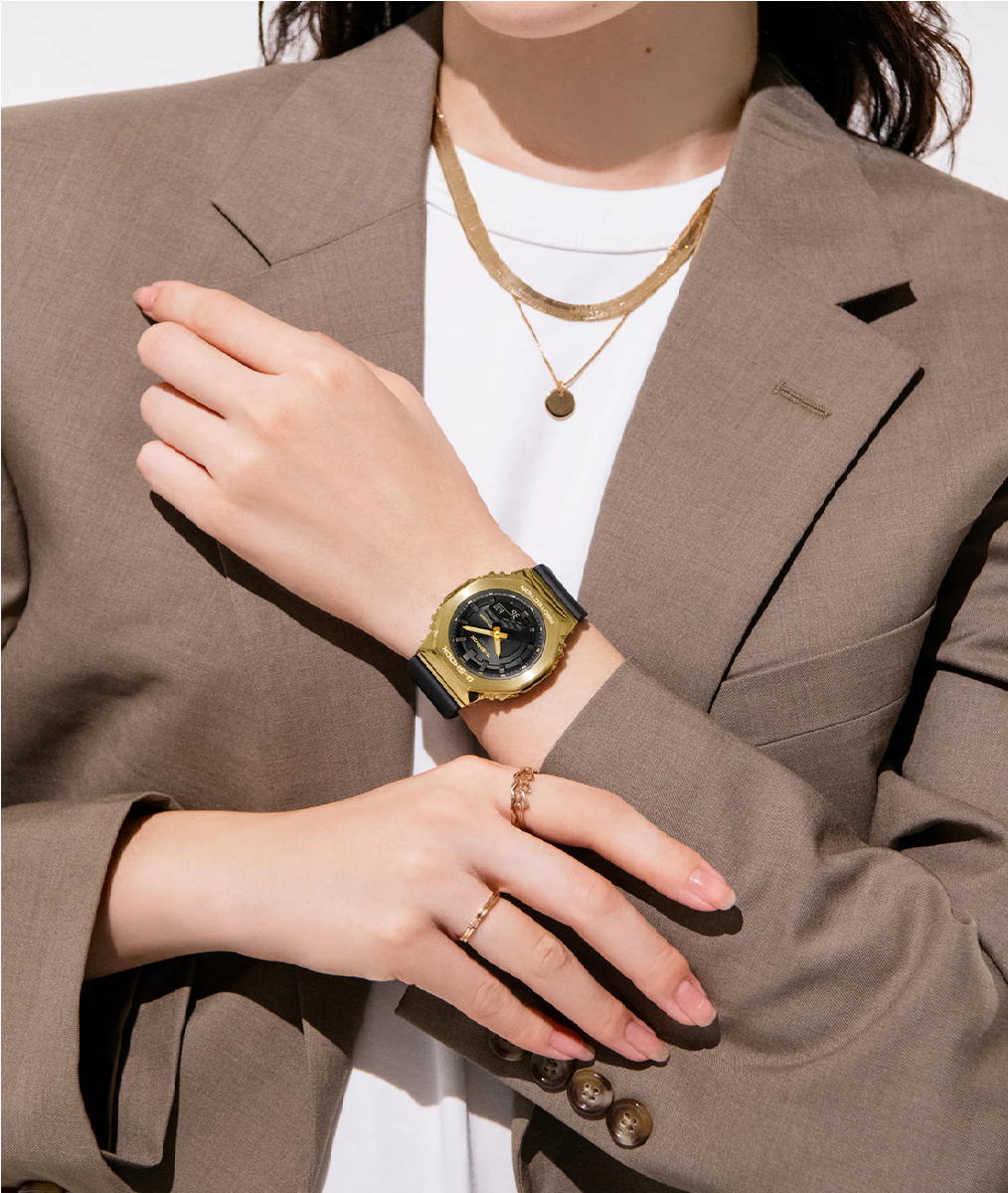 G-SHOCK Women's Analog-Digital Watch GM-S2100GB-1ADR