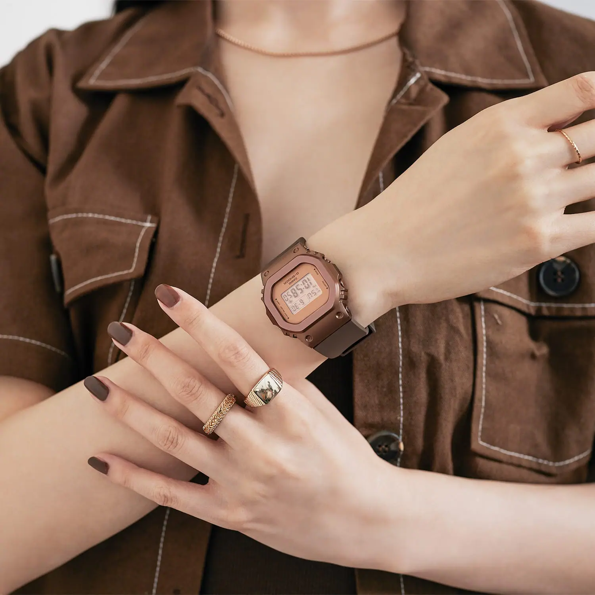 G-SHOCK Women's Digital Watch GM-S5600BR-5DR