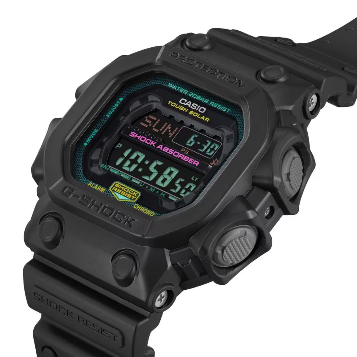 G-SHOCK Men's Watch Digital Black Resin Vibrant Color Screen - GX-56MF-1DR