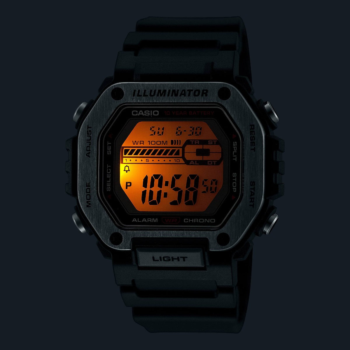 CASIO Digital Men's Watch MWD-110H-1AVDF