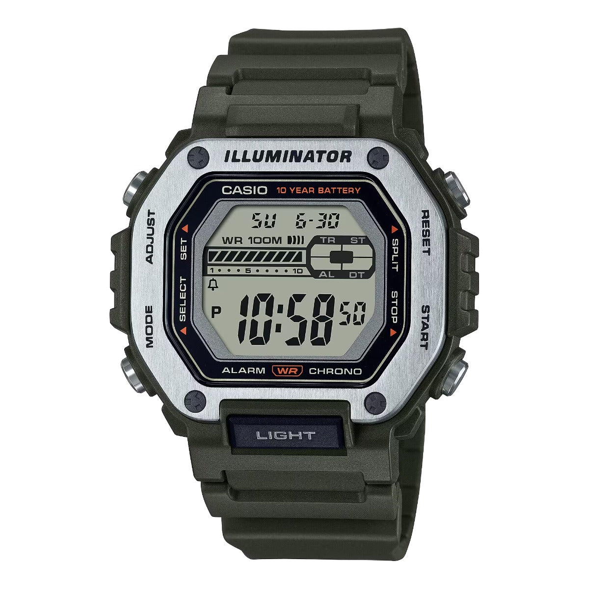 CASIO Digital Men's Watch MWD-110H-3AVDF