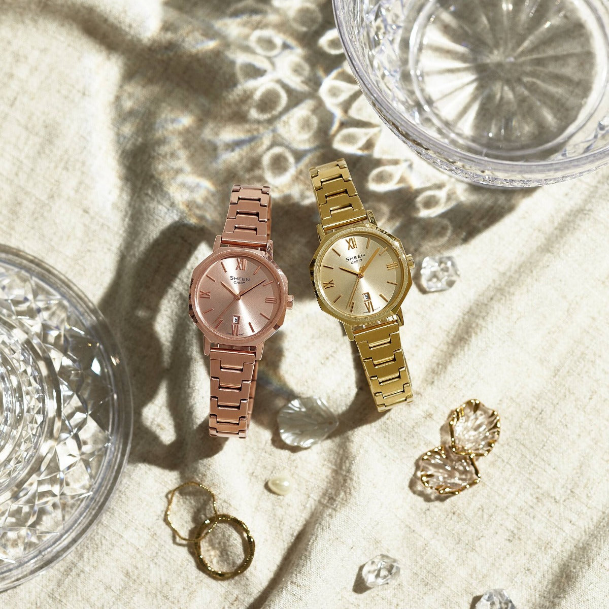 SHEEN Watch Analog SHE-4554G-9AUDF