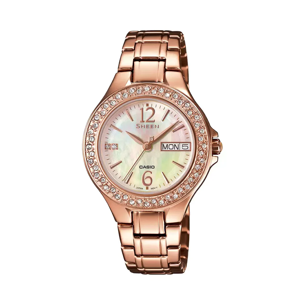 Casio Sheen Women Analog Watch SHE-4800PG-9AUDR