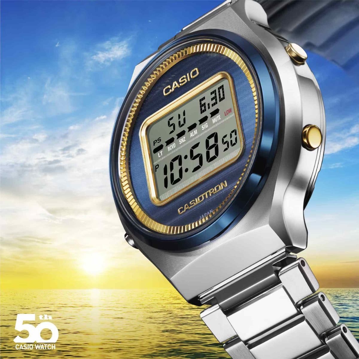 CASIOTRON 50th Anniversary Limited Edition Model Men's Digital Watch - TRN-50SS-2ADR
