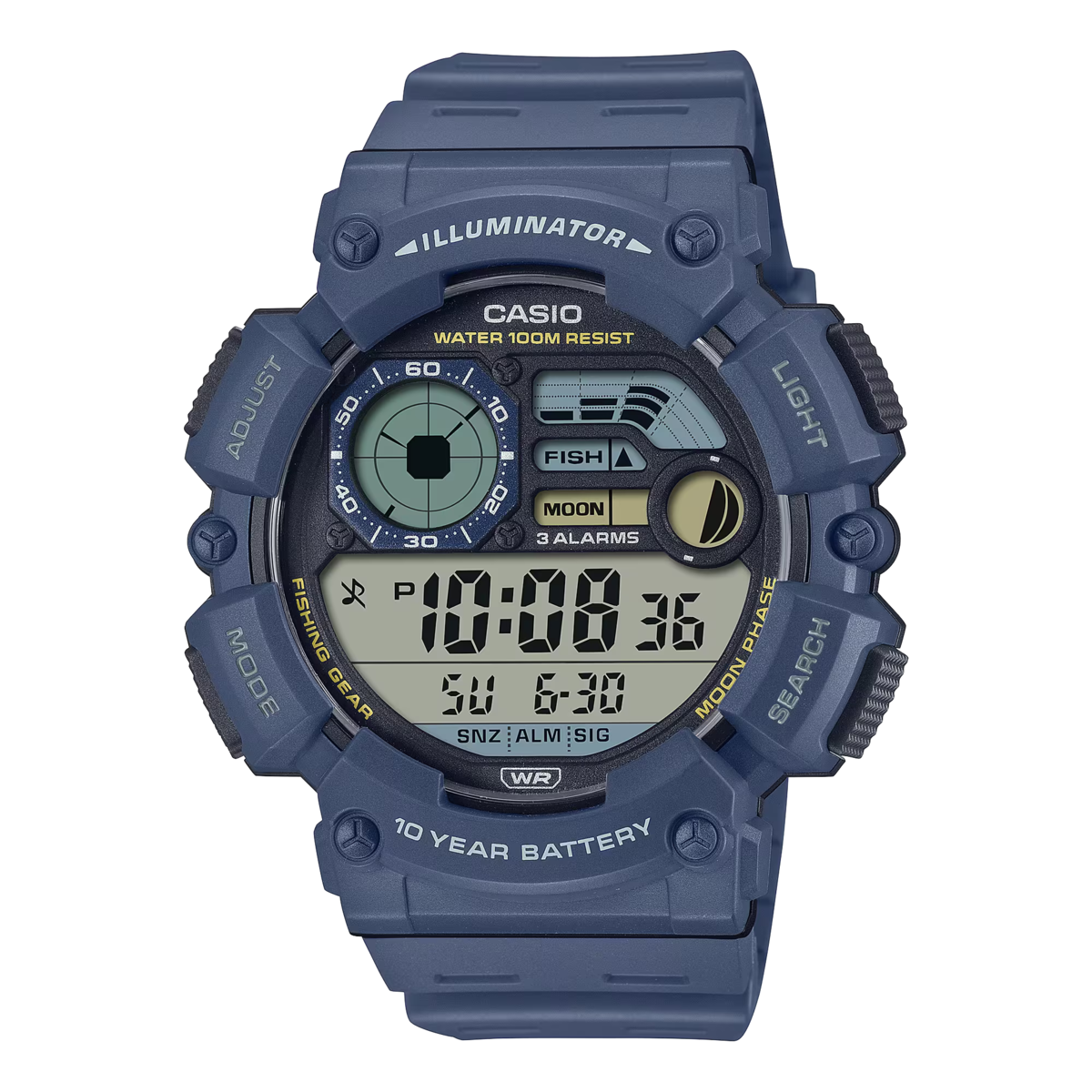 Casio Digital Men's Watch WS-1500H-2AVDF