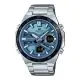 Edifice Men's Watch Silver Analog-Digital Stainless Steel Strap Blue Dial - EFV-C110D-2AVDF
