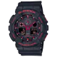 G-Shock watch, special edition, black and red GA-100BNR-1ADR