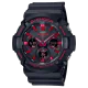 G-Shock watch, special edition, black and red GAS-100BNR-1ADR