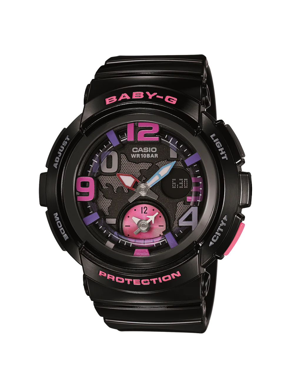 BABY G Standard Analog Digital Watch BGA 190 1BDR