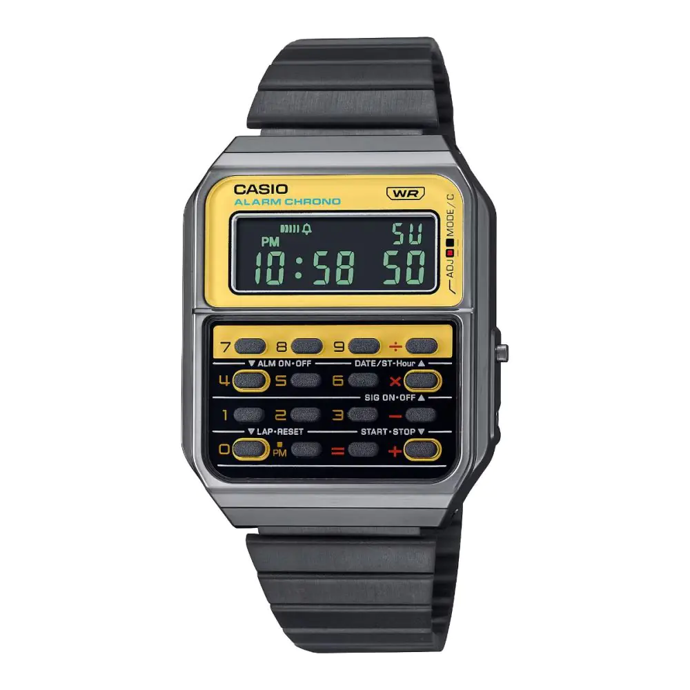 CASIO Vintage Calculator Watch CA 500WEGG 9BDF