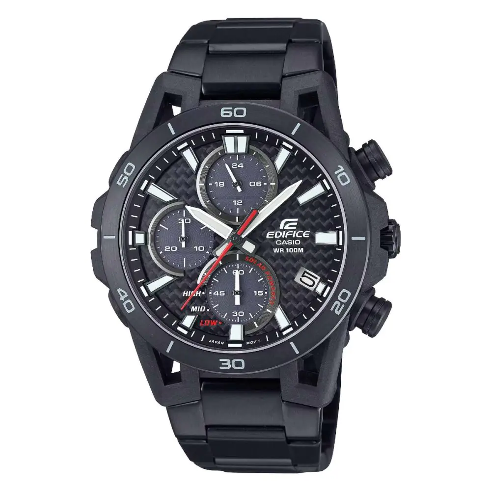 EDIFICE MEN s SOLAR POWERED CHRONOGRAPH SOSPENSIONE WATCH EQS 960DC 1AVUDF