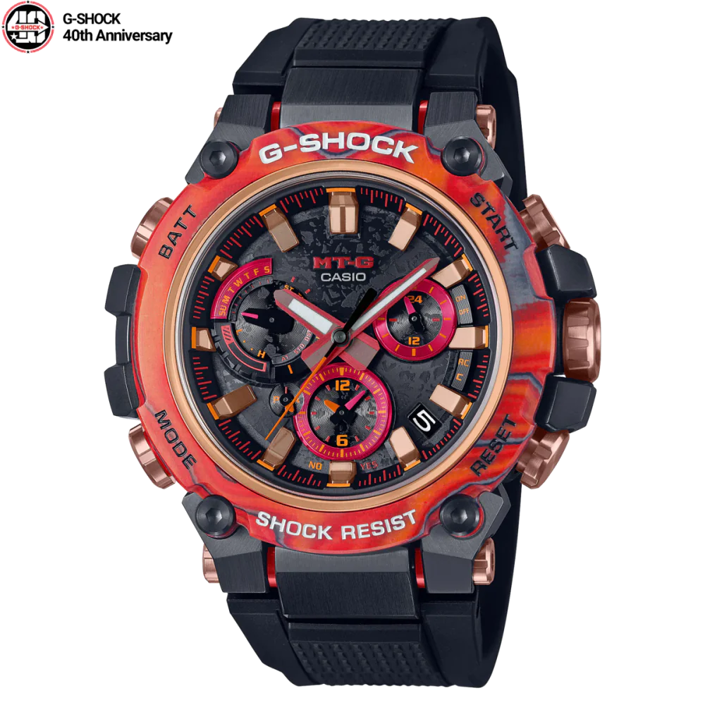 G SHOCK MTG B3000FR 1ADR 40th Anniversary Flare Red Watch